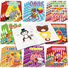Faccito 24 Pcs Mini Circus Coloring Books Bulk Circus Painting Book Small Color Drawing Booklets DIY Drawing Activity Book Circu