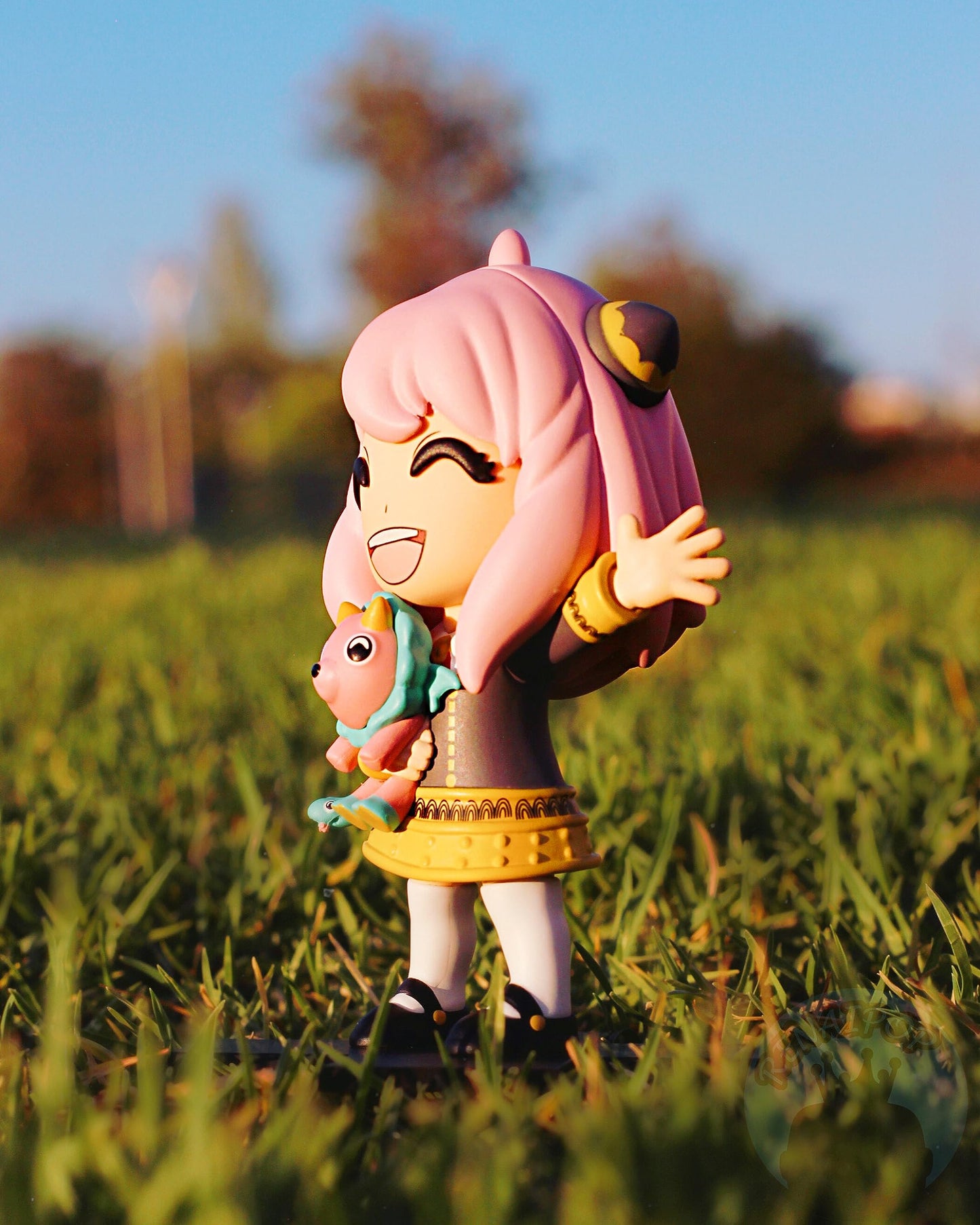 Youtooz Anya Forger 4.3' Vinyl Figure, Official Licensed Telepath Anya With Chimera Collectible From Anime Spy X Family, By Youtooz Spy X Family Collection