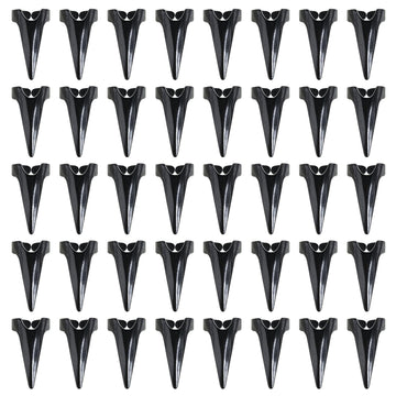 XIPEGPA Full Finger Claw Rings Set - 40 Pieces Vintage Metal Cosplay Nail Art in Black