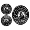 PJOY Spinner Dice 7-in-1 Metal DND Dice Set Built-in D4, D6, D8, D10, D%, D12 and D20 Unique Dice Spinner Rogue Metal D&D Dice f