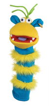 The Puppet Company - Knitted Puppet - Ringo, Sky Blue/Yellow