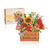 Robotime 3D Flowers Puzzle Wooden Bloom Box, Wood Craft Kits For Adults, Wooden Artificial Flower Decorations & Centerpieces For