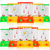 10 Pieces Handheld Water Game Arcade Water Ring Water Tables For Beach Toys Party Favor Fish Rings Fun Game For Different Ages Basketball Fun Present For Men Pastime, Without Water (Classic Style)