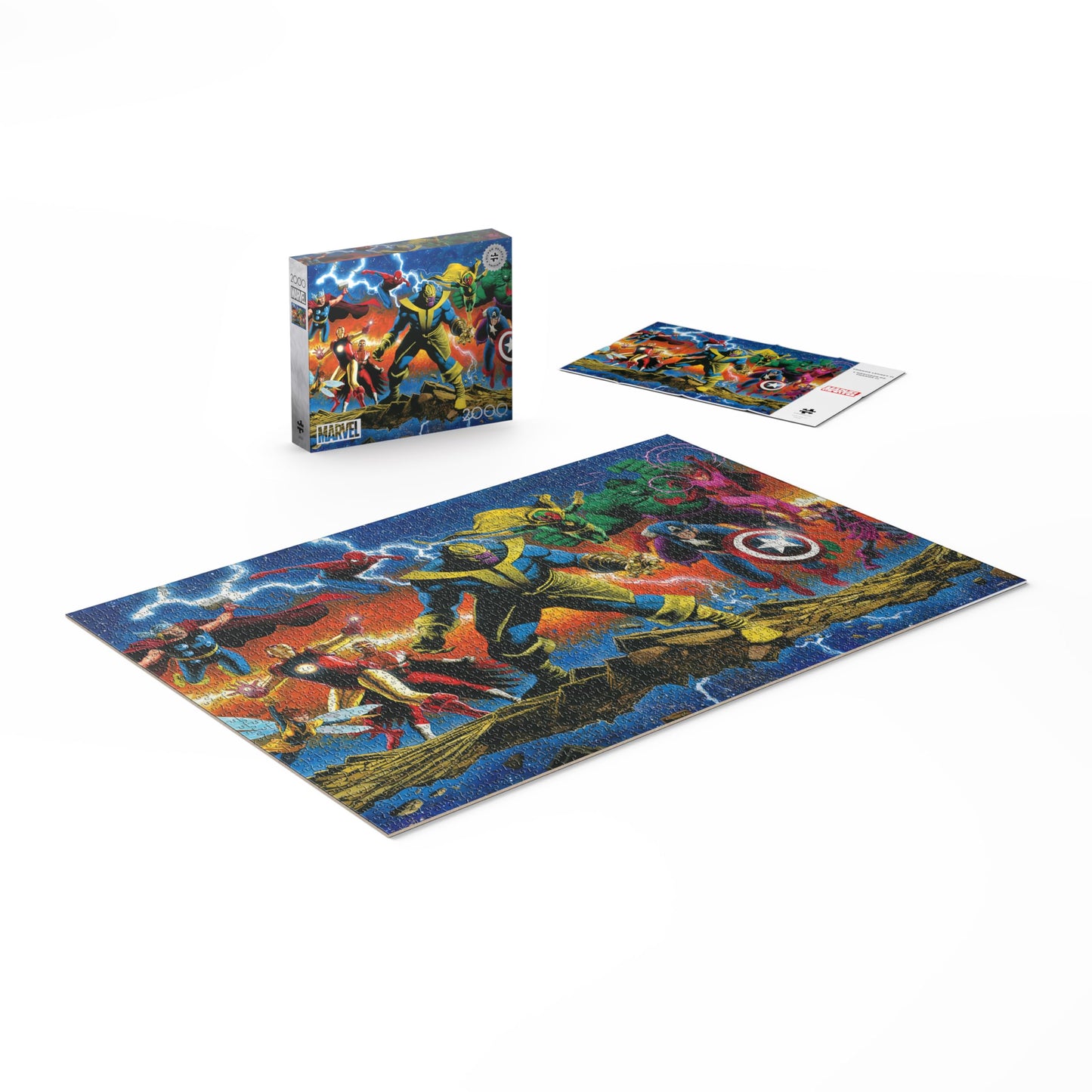 Buffalo Games Marvel Thanos Legacy 2000 Piece Jigsaw Puzzle - Challenging Adult Puzzle, Perfect for Game Nights, 38.5 x 26.5 inches