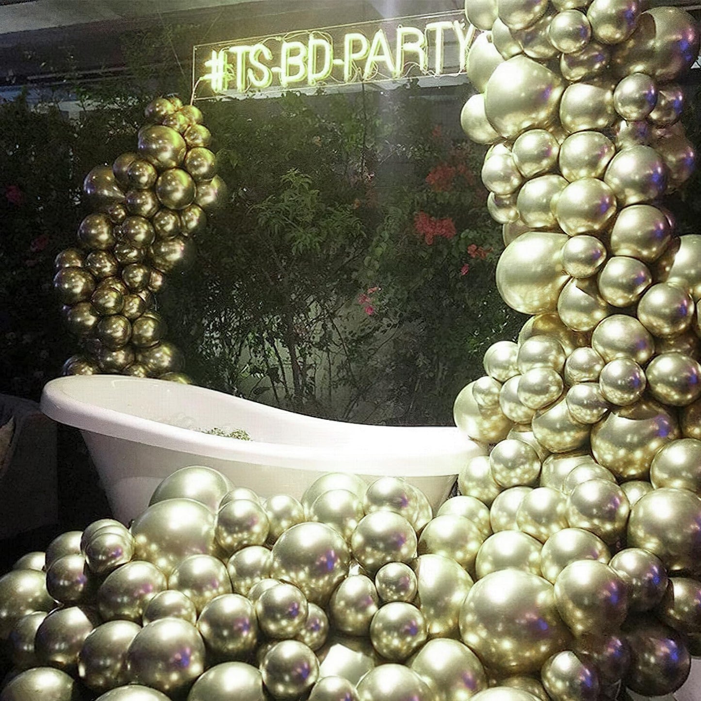Partywoo Metallic Desert Gold Balloons, 50 Pcs 12 Inch Metallic Gold Balloons, Gold Balloons For Balloon Garland Balloon Arch As Party Decorations, Birthday Decorations, Wedding Decorations, Gold-G128