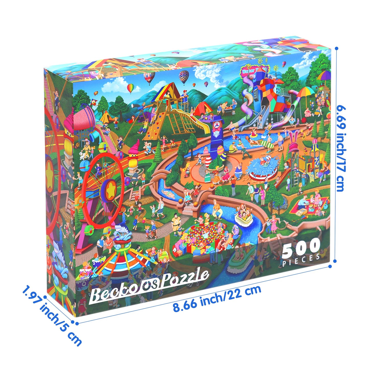 Becko Us Jigsaw Puzzles 500 Pieces Puzzles For Adults 500 Piece Puzzles For Kids And Adults (Theme Park)