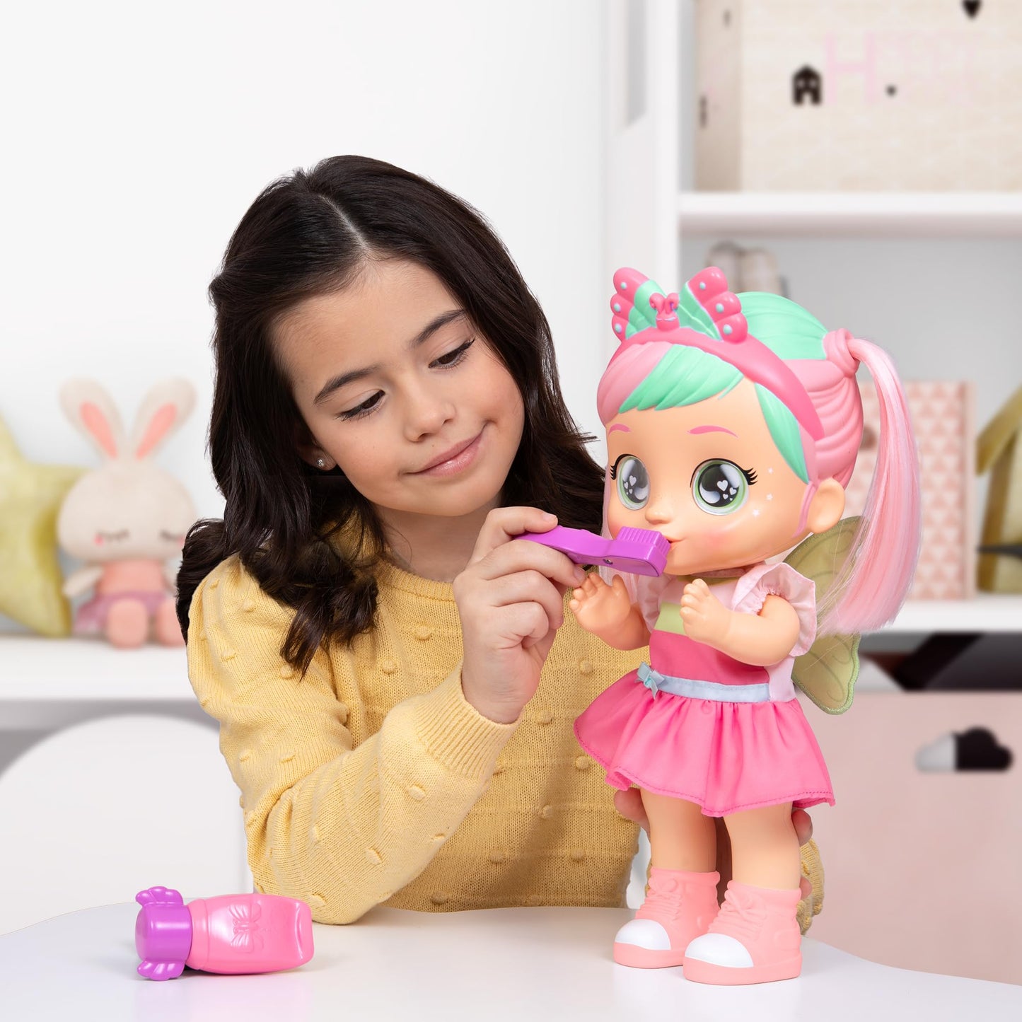 Cry Babies Bellas Morning Routine - Interactive Baby Doll with 20+ Sounds, Girls & Kids Age 18M and Up