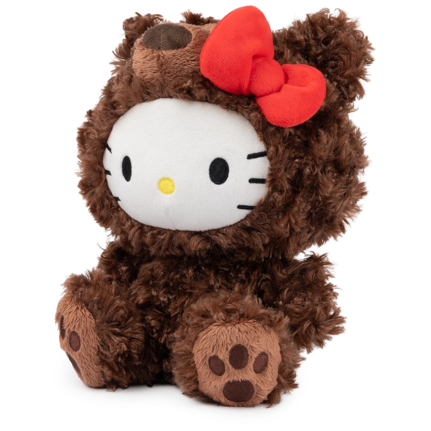 GUND Hello Kitty Philbin Teddy Bear Plush Toy, 10" Brown Stuffed Animal, Premium Plush for Ages 1 and Up, Model 6067449
