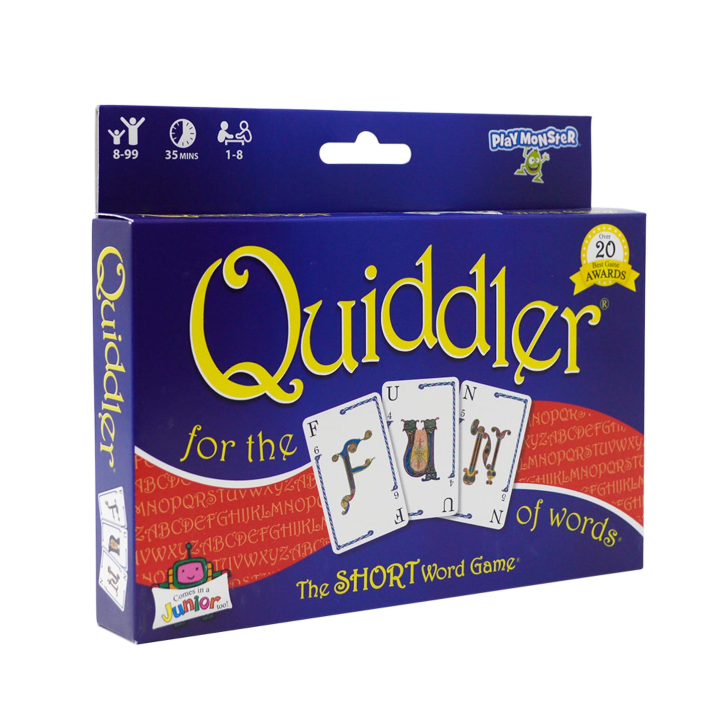 Quiddler Card Games For Kids - Playing Cards Word Games, Deck Of Cards, Fun Family Games For Kids And Adults, Game Night, Travel