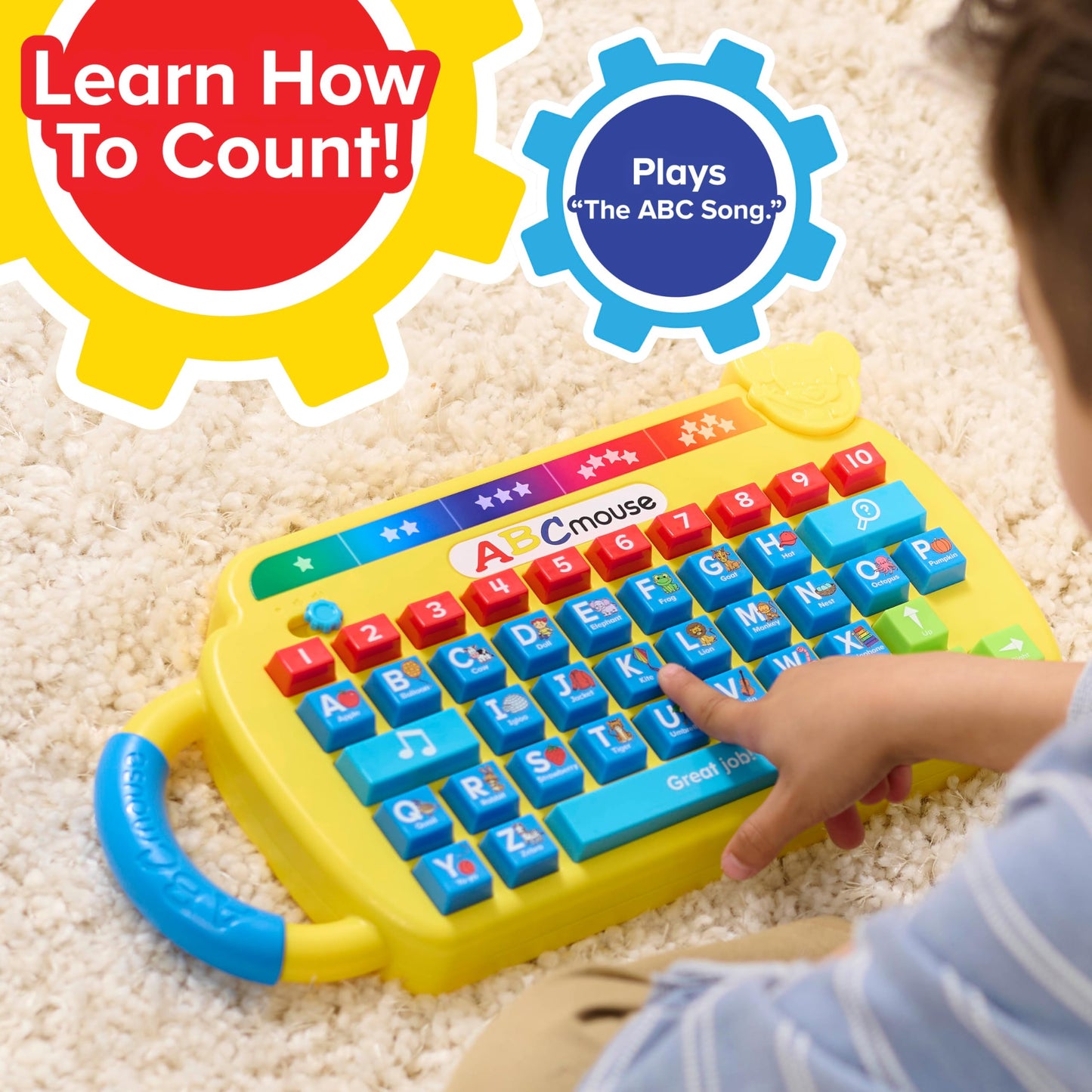 Abcmouse®, Level-Up Learning Keyboard, 3 Learning Modes, Learning And Education, Pretend Play, Kids Toys For Ages 3 Up By Just Play