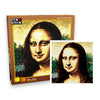 Pix Brix Pixel Art Puzzle Bricks - Mona Lisa, 6,400 Pieces - Patented Colorful Building Bricks To Recreate This Famous Print, Create Builds Without Water, Iron Or Glue