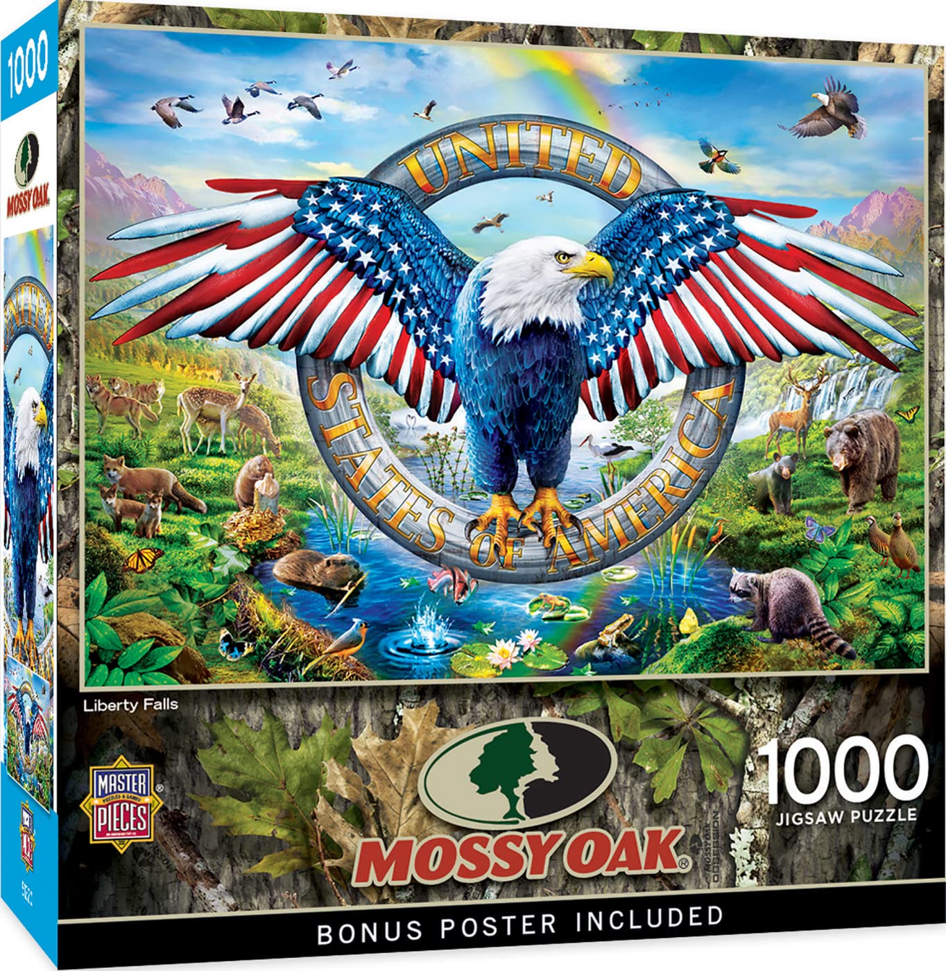 Masterpieces 1000 Piece Jigsaw Puzzle For Adults, Family, Or Youth - Liberty Falls - 19.25'X26.75'