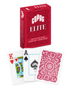 Copag advanced 100% Plastic Playing Cards game-style Size Jumbo Index Single Deck (Red)