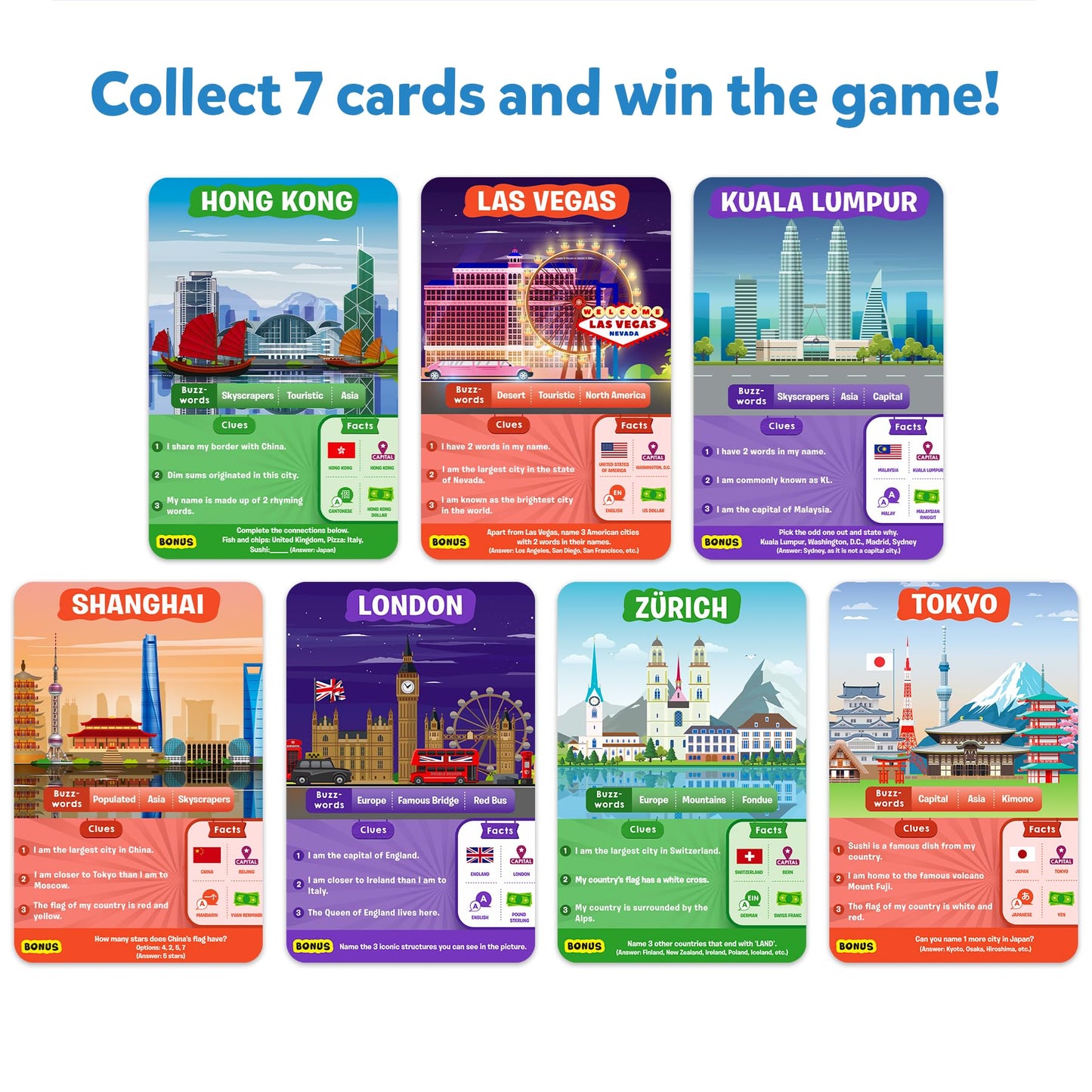 Skillmatics Card Game - Guess in 10 Cities, Educational Travel Toy for Ages 8+, Multicolor, Model SKILL35GAW