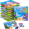 Puzzles For Kids Ages 4-6, 10 Pack Of 20 Piece Wooden Jigsaw Puzzles For Toddlers Ages 3-5 Jigsaw Puzzle For Toddler Children Le