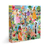 eeBoo: Piece and Love Poet's Garden 1000 Piece Square mature-themed Jigsaw Puzzle Puzzle for mature-themeds and Families Glossy Sturdy Pieces and Minimal Puzzle Dust