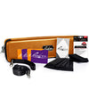 Orange Quiver Card Carrying Case - Playing Card Case Holder For Trading Cards, Mtg Card Storage Bag Deck Box Card Case (+Wrist & Shoulder Strap, Dividers & Separators + 100 Apollo Card Sleeves)
