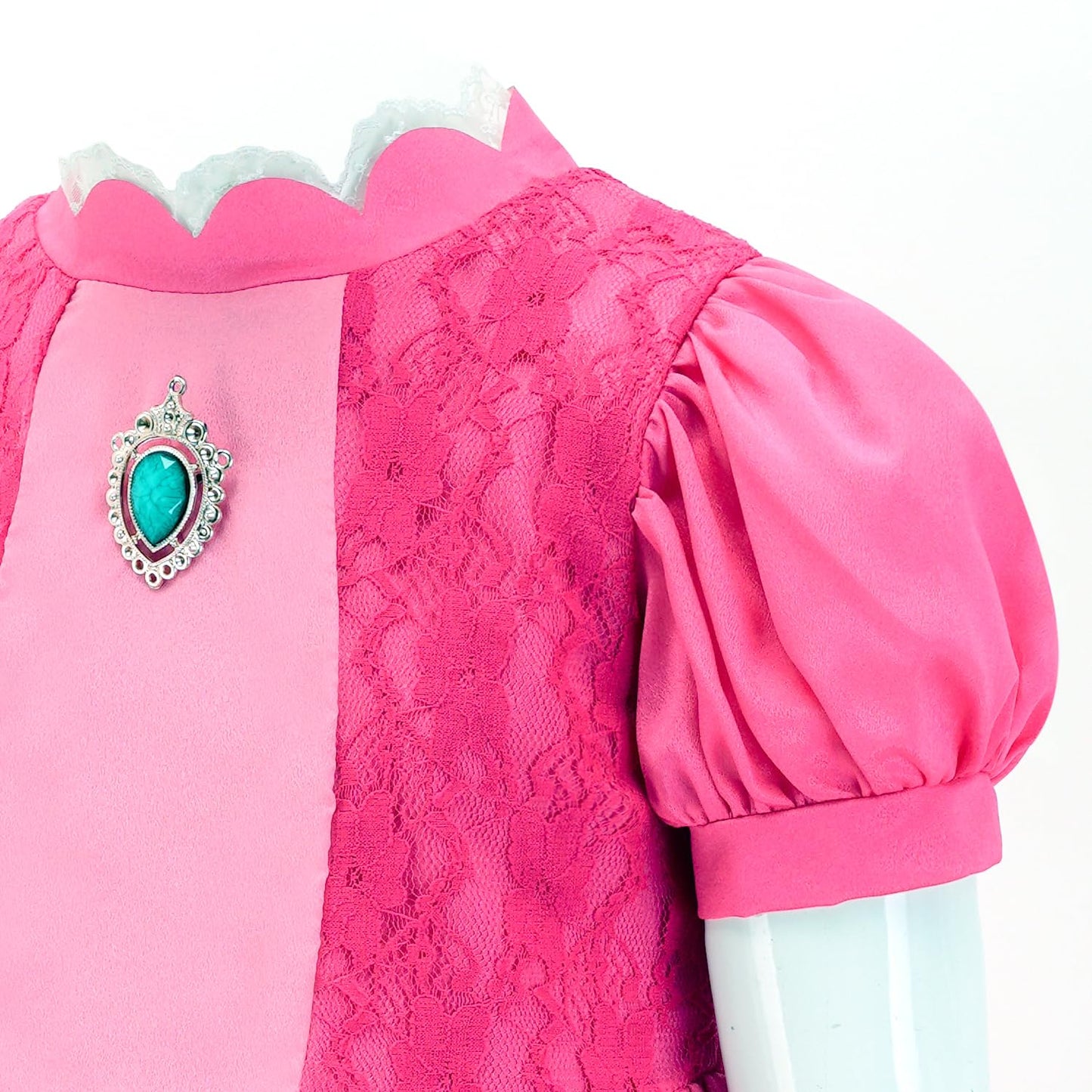 Syoimy Pink Princess Costume For Kids Princess Dresses For Toddler Girls Halloween Cosplay Party Dress Up 4T 5Years