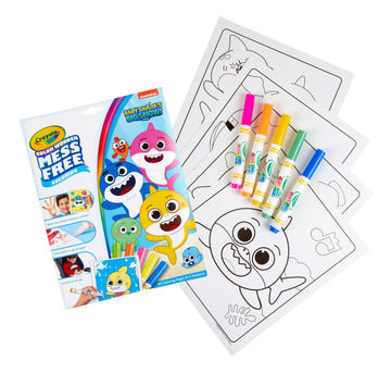 Crayola Baby Shark Color Wonder Pages, Mess Free Coloring for Toddlers, Coloring Activity, Travel Activities, Toddler Toys & Gif