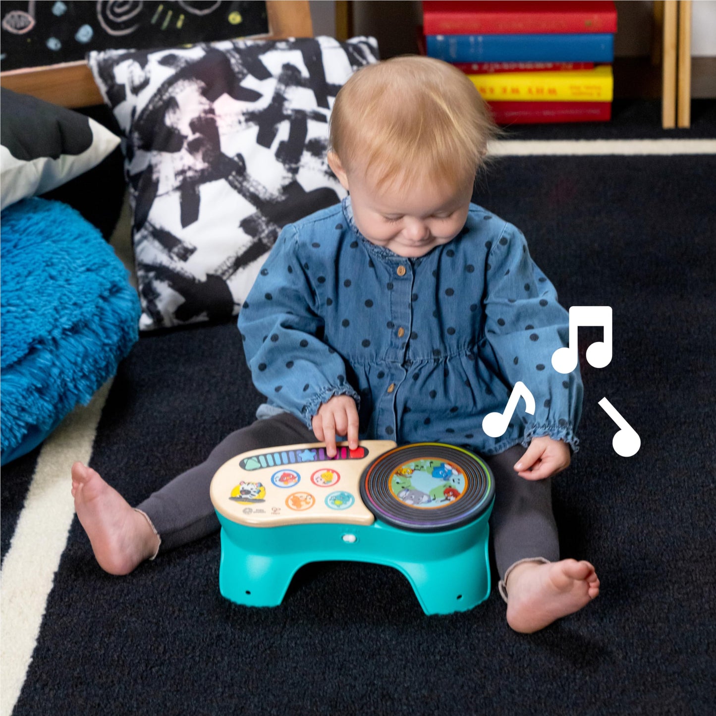 Baby Einstein Hape DJ Discovery Musical Toy Turntable, Colorful, Ages 6 Months+, 1 Count, Fun & Engaging Learning Experience
