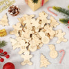 Cypherx Christmas Advent Calendar Fillers, 30 Pcs Christmas Countdown Wood Tokens, 21 Xmas Activities Tokens + 9 Rewards Tokens,