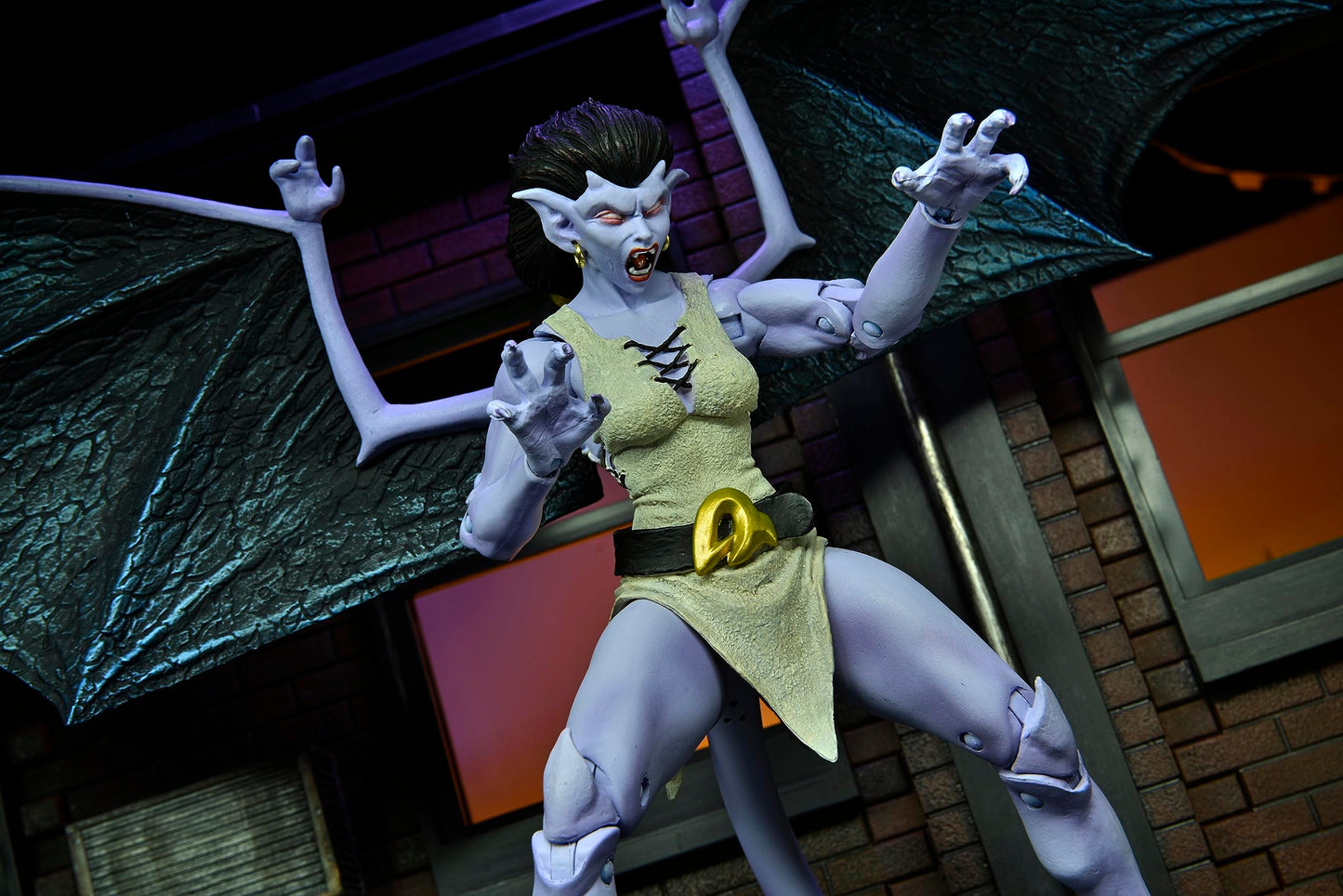 NECA 7" Ultimate Angela Figure - Gargoyles, Plastic, As Shown, Model 34510