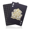 WJPC Black Diamond enhanced PVC Material Elastic Waterproof game-style Playing Cards Cool Playing Cards for Party and Game Deck of Cards