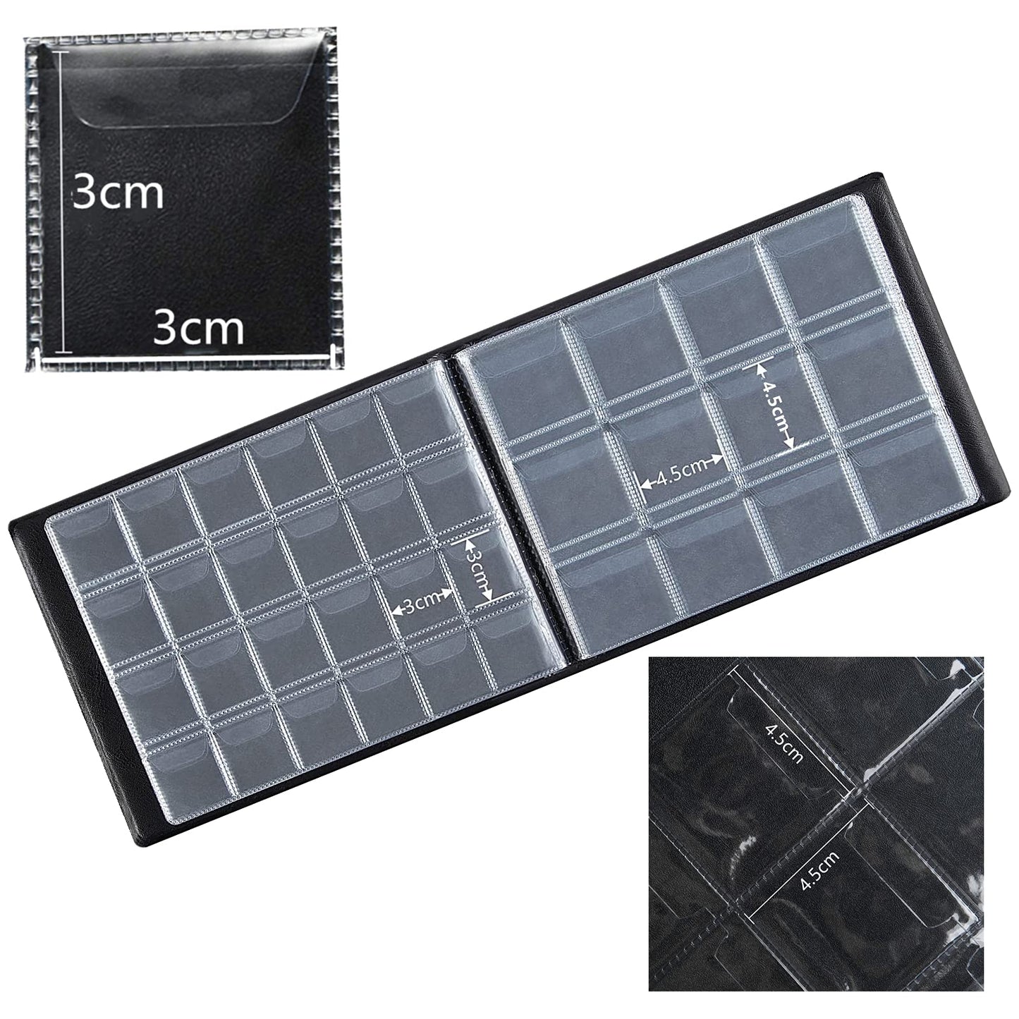 Mudor Coin Collection Holder Album For Collectors, 240 Pockets Coin Collection Book Office Supplies