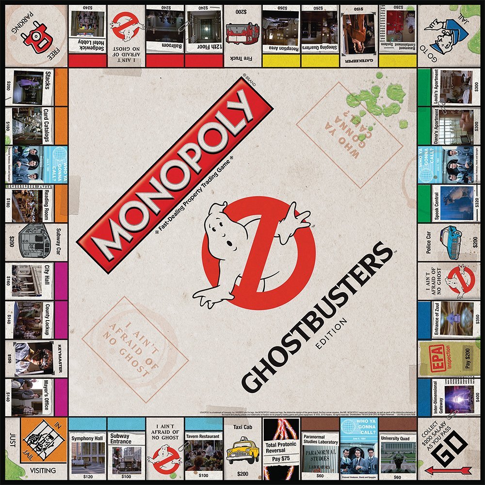 Usaopoly Monopoly: Ghostbusters Edition Board Game