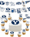 Byu Party Supplies (42 Pieces) For Byu Graduation, Tailgating And Birthday Party Decorations With Brigham Young University Couga