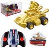 Carrera RC Nintendo Mario Kart 2.4 GHz Mini Collectible Radio Remote Control Toy Car Vehicle - Gold Mario