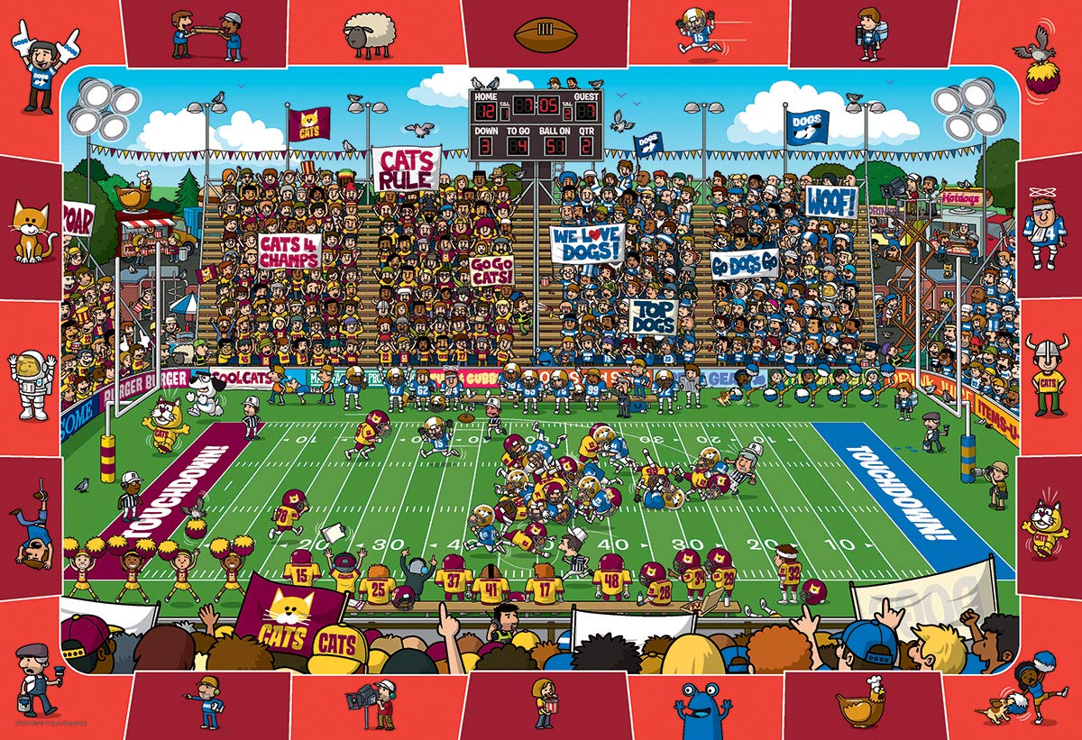 Eurographics Football Spot & Find Puzzle (100-Piece) (6100-0474)
