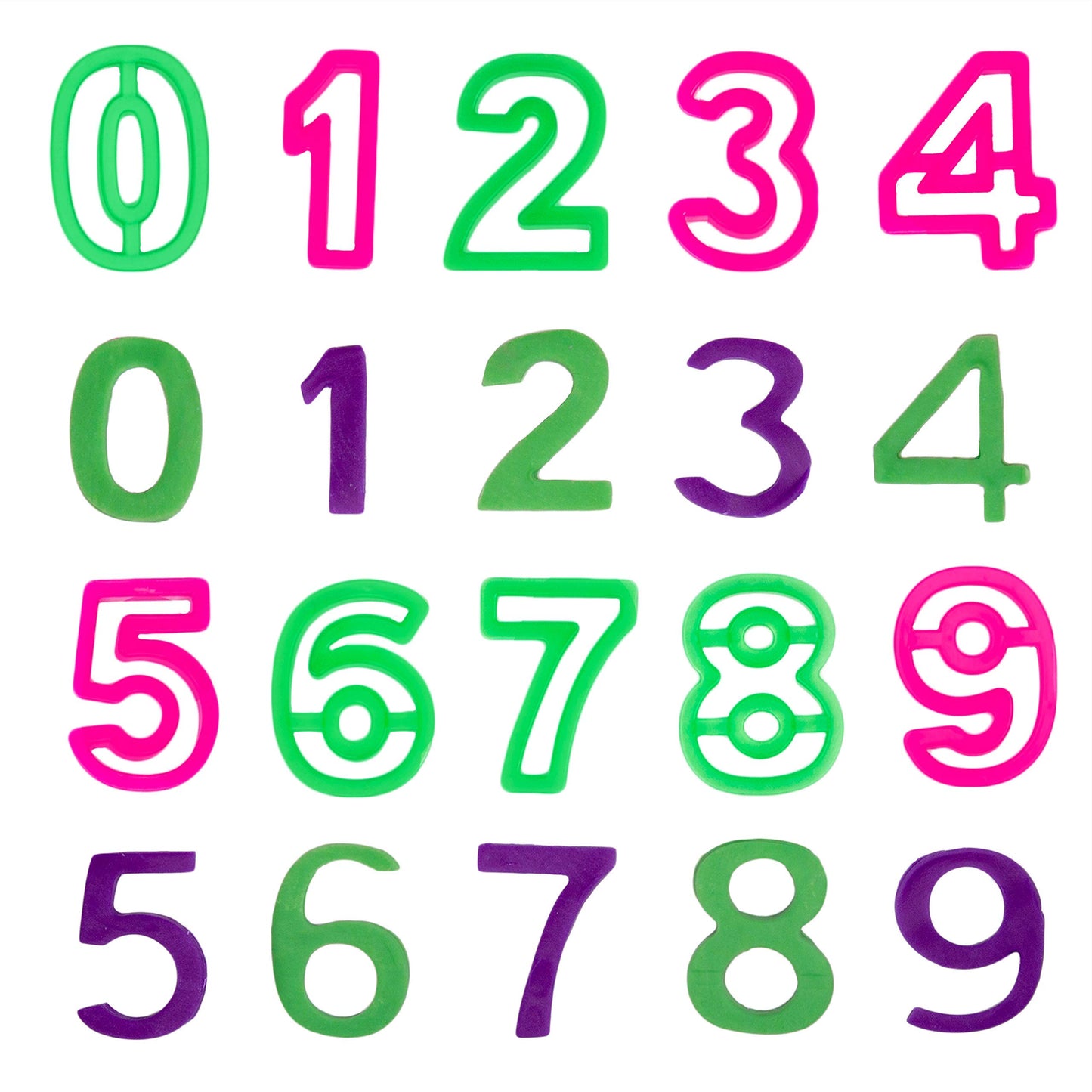 Kiddy Dough 45 Pieces Play Dough Tool Kit: Dough Accessories Set for Kids with Shapes, Numbers, Letters, Cutters, Dough Rollers,