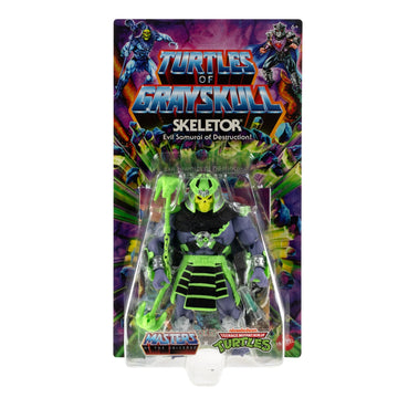 Masters of the Universe Mattel Origins Turtles of Grayskull Action Figure & Accessories Skeletor Collectible Toy with 16 Joints TMNT & Motu Crossover