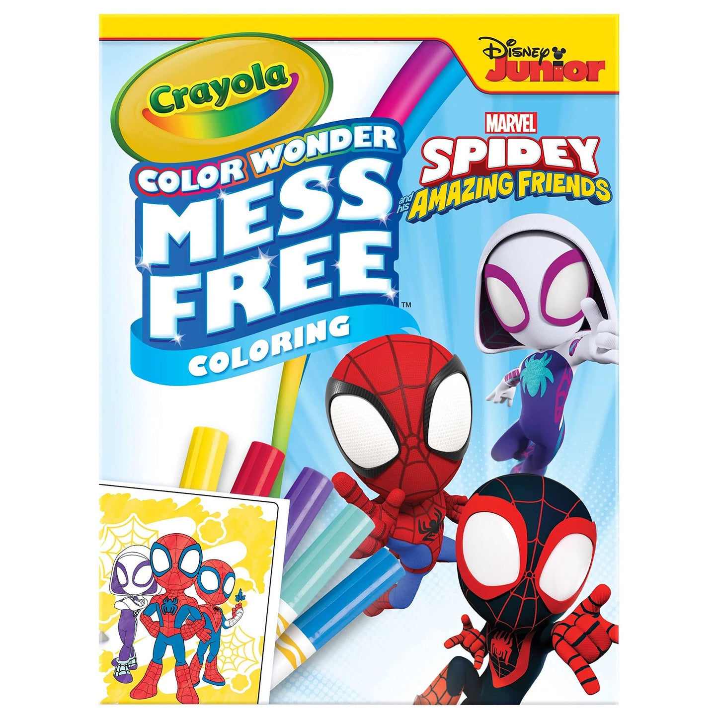 Crayola Color Wonder, Spiderman Coloring Pages & Mess Free Markers, Gift