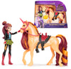 Unicorn Academy, Valentina & Cinder Set With 2 Riding Accessories & Hair Styling Tool, Dolls & Unicorn Toys For Girls Ages 4 And