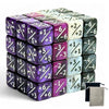 Luck Lab MTG Magic Life Counter Dice, 48 PCS - Compatible w/Magic Card Game Accessories, CCG Creature Stats w/ 2 Dice Bags (Purp