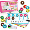 Looikoos Magnetic Ten-Frame Set,Math Manipulative Games For Kids Number Counting Games,Montessori Educational Toy For Kindergarten Preschool 3 4 5 Year Old