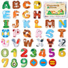 Joycat Wooden Thick Alphabet Magnets For Toddlers Fridge Large Size Cute Animal Colorful Abc Magnetic Letters 26 Uppercase Letters 0-9 Numbers Toy Set For Kids Toddlers Preschool Learning Spelling