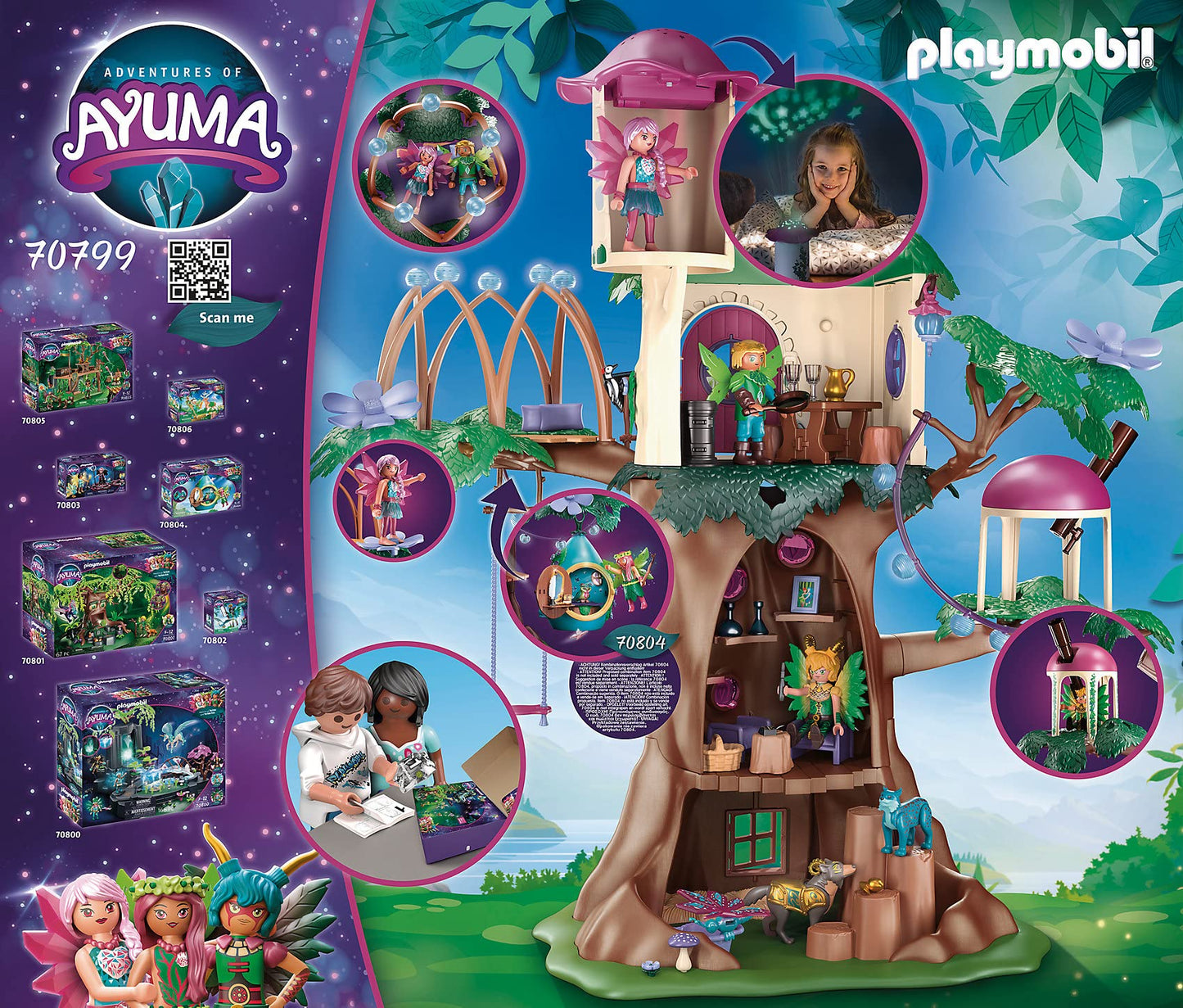 Playmobil Knight Fairy with Soul Animal, 2.95 Inch, Multicolor, Model 70802, Plastic