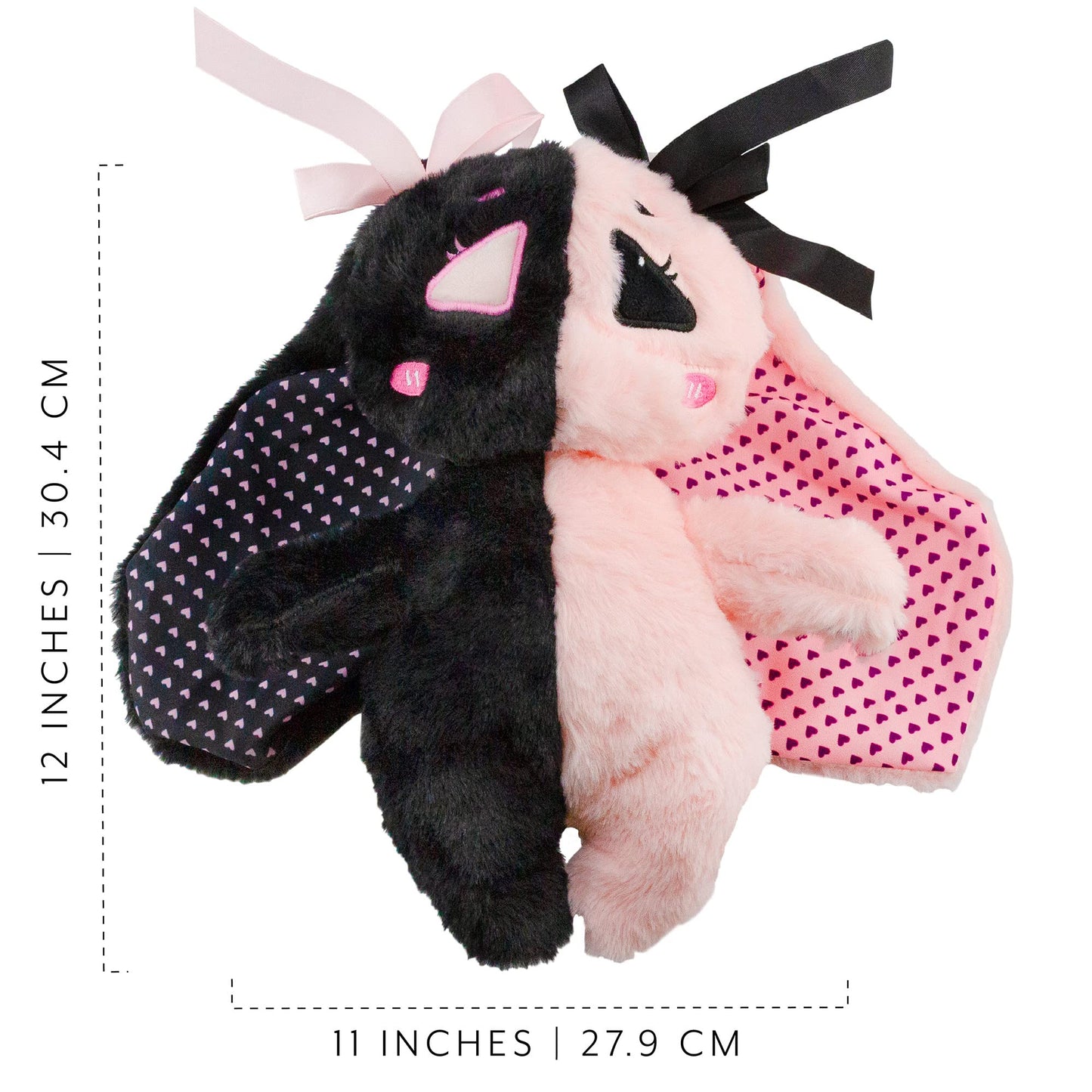 Attatoy E-Girl Bunny Plush, Anime Goth Stuffed Animal For Teens