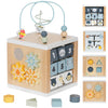 touch us Wooden Activity Cube, 6-in-1 Montessori Toys for 1+ Year Old Boys & Girls, Educational Learning Toys for 1 2 3 Year Old