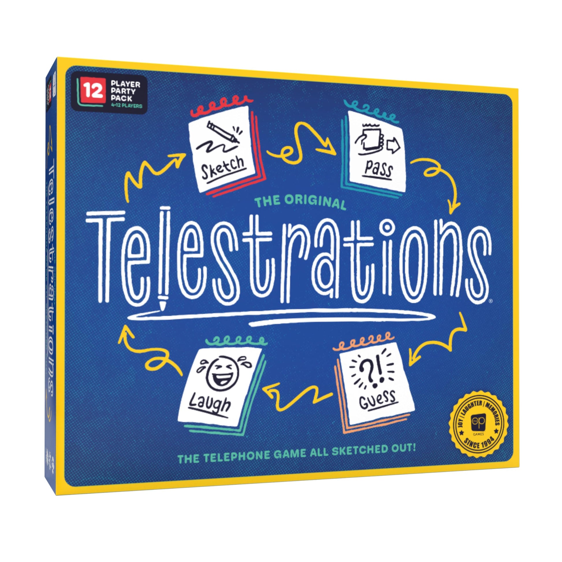 Telestrations 12 Player 2Nd Edition Board Game, Award Winning Hilarious And Unpredictable Must Have Party Game With A New Look,