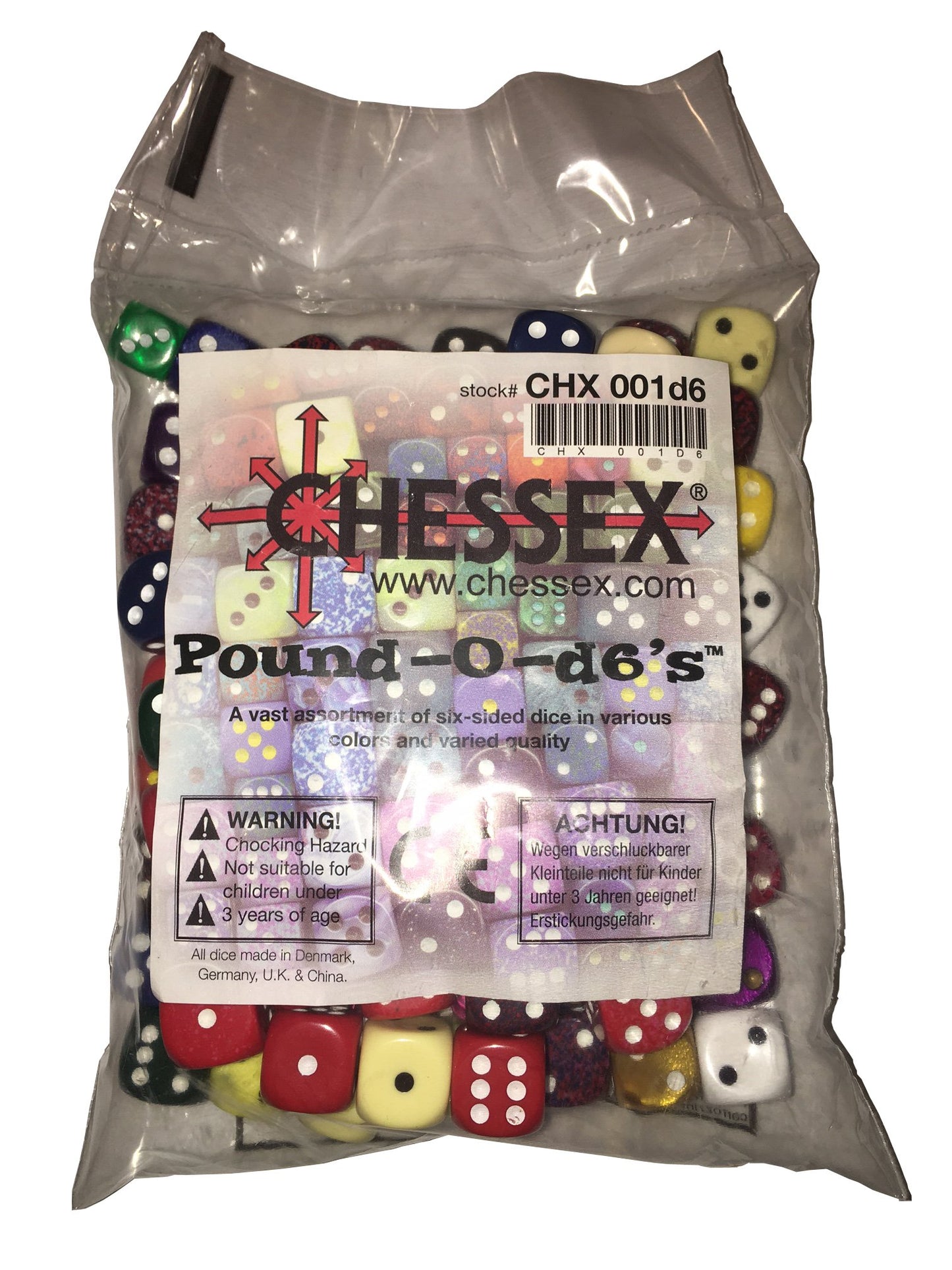 Chessex Manufacturing 001D6 Pound Of D6