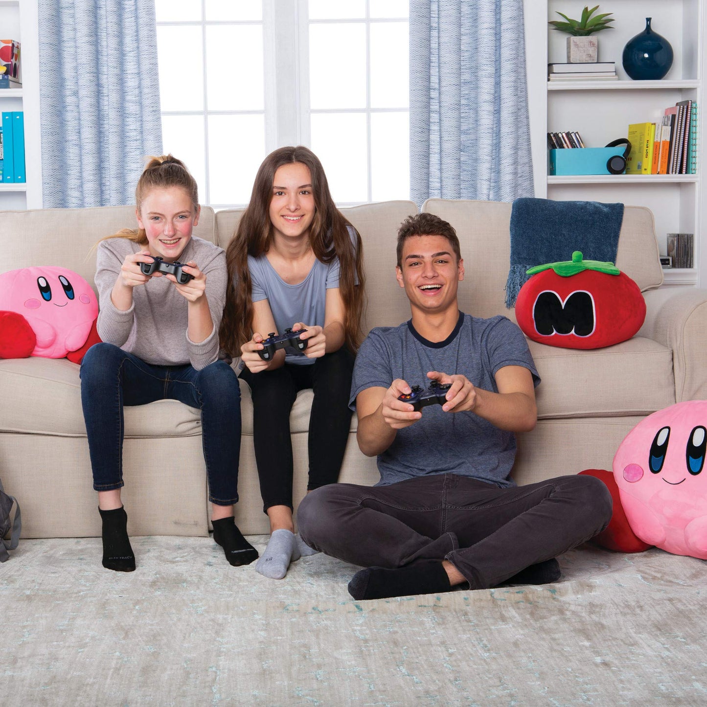 Club Mocchi-Mocchi- Kirby Plush - Maxim Tomato Plushie - Squishy Kirby Toys - Collectible And Cute Stuffed Animals - Gaming Gifts And Game Room Decor - Video Game Collectibles - 15 Inch
