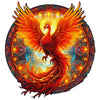 KAAYEE Wooden Jigsaw Puzzles-Wooden Puzzle mature-themed Unique Shape Advanced Phoenix Wooden Jigsaw Puzzle for mature-themed Family Puzzles 11.8 * 10.9in 200pcs