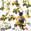 choopheme Stem Building Block Kit for Kids 5-9 Years, Educational Engineering Toys, Model J-77, Plastic Construction Set