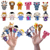 12 PCS Finger Puppets Set Mini Stuffed Animals Finger Puppet for Storytelling Teaching Shows Schools Birthday Party Gift Favor S