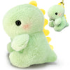 Fat Dinosaur Stuffed Animals, Dino Kawaii Plush Toy For Girls And Boys, Soft Dinosaur Plush Toys Keychain, Small Dinosaur Plushi
