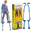 Geospace Original Walkaroo Steel 'Wee' Balance Stilts with Adjustable Height for Little Kids & Beginners (Ages 4+ and up to 120 lbs) for Active Play & Excercise (Blue)